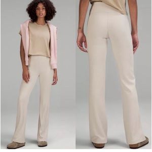 Lululemon brushed softstream ribbed flare pants